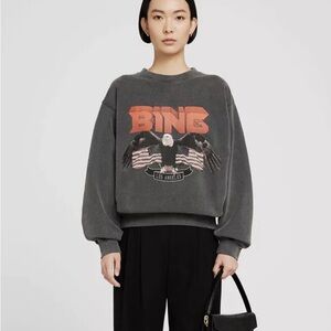 Anine Bing “BING Los Angeles” Vintage Grey Sweatshirt size Small